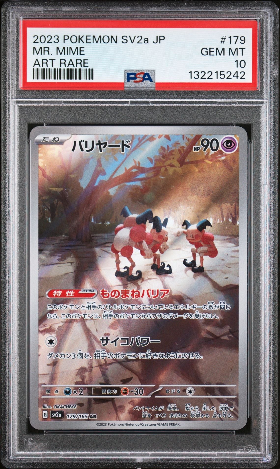 Mr. Mime - PSA 10 (Front)