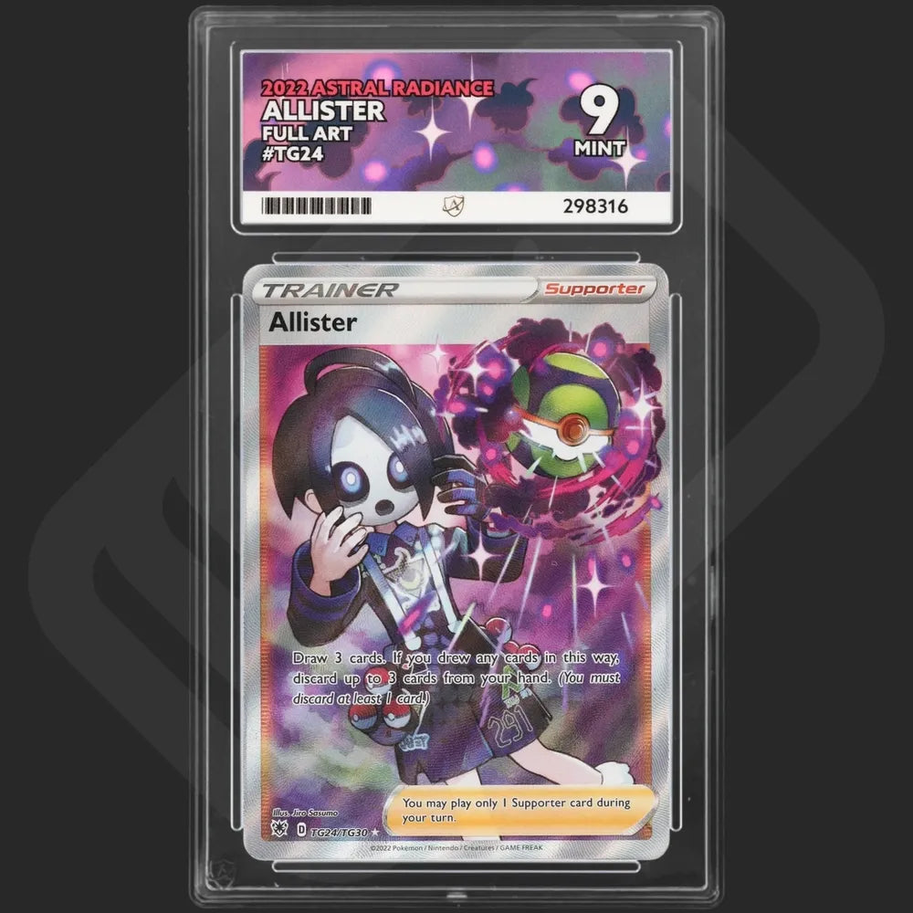 Pokemon - Astral Radiance - Allister - TG24/TG30 - Ace Grading - Grade 9 Mint