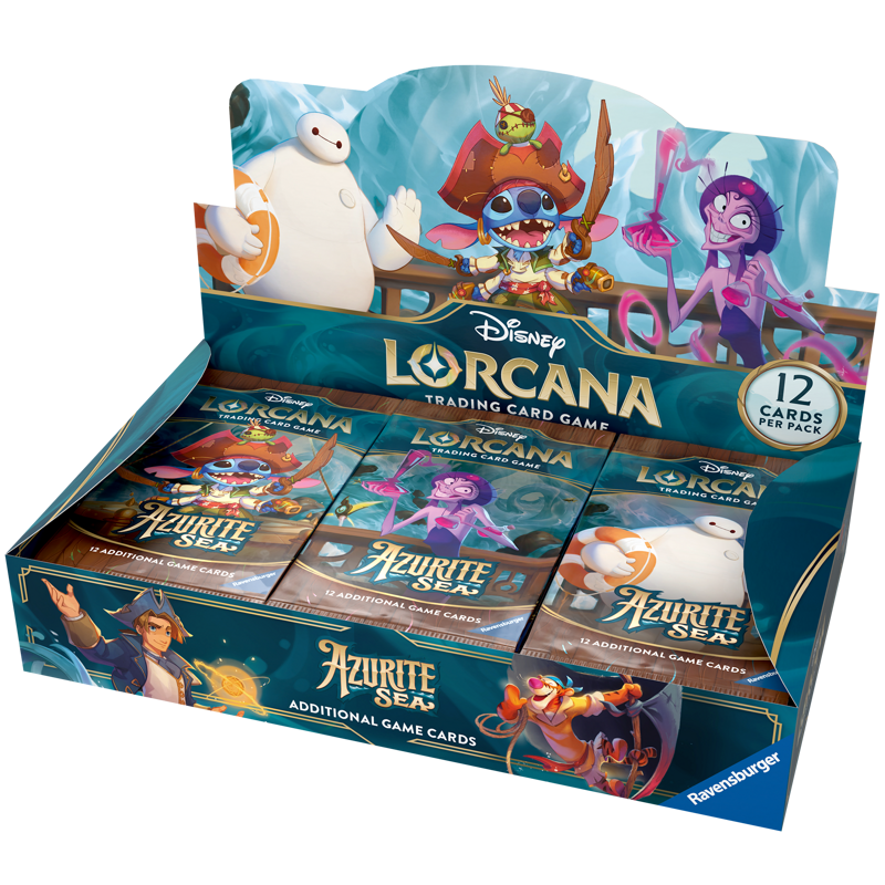 Disney Lorcana TCG: Azurite Sea - Set 6 - Booster Display (24 Packs)