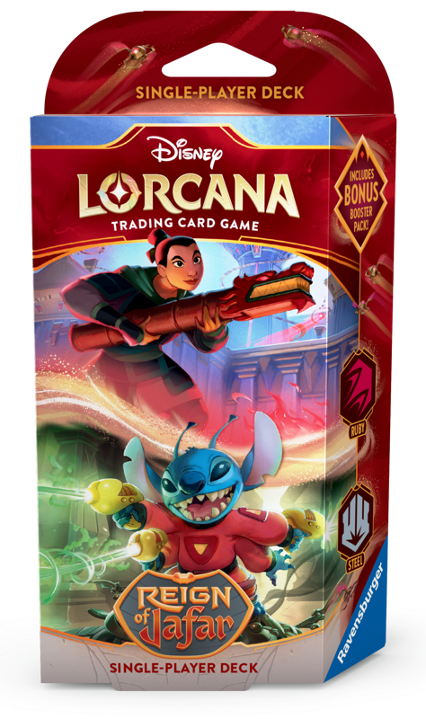 Disney Lorcana TCG: Reign of Jafar - Set 8 - Starter Deck - Mulan and Stitch