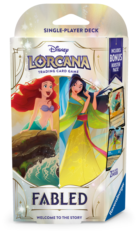 Disney Lorcana TCG: Fabled - Set 9 - Starter Deck - Ariel & Mulan