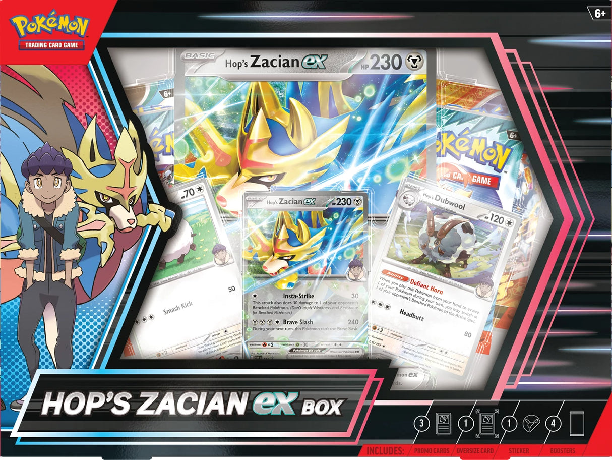Pokemon TCG: Hop's Zacian Ex Box