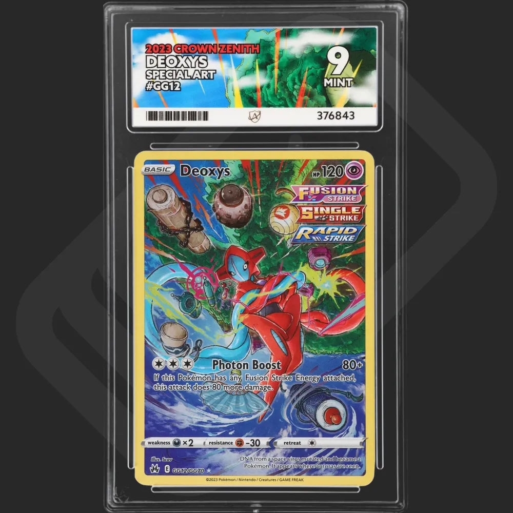 Pokemon - Crown Zenith - Deoxys - GG12/GG70 - Ace Grading - Grade 9 Mint