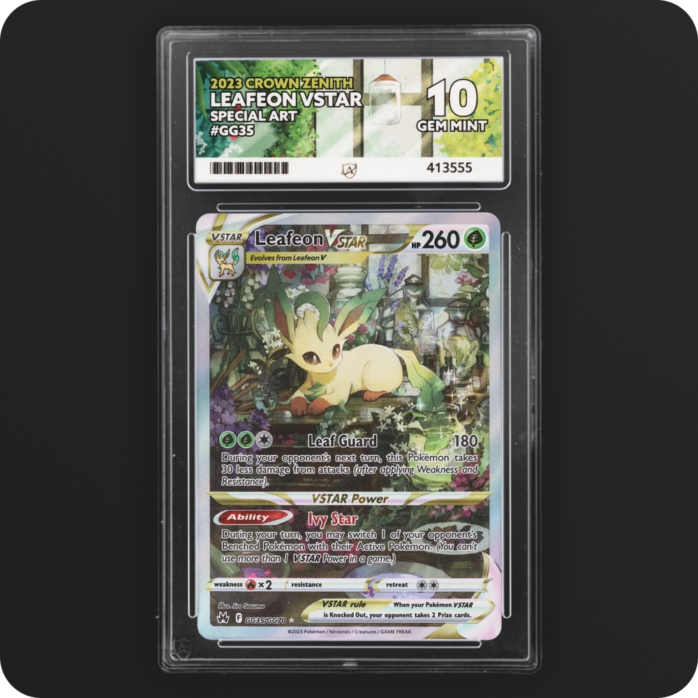 Pokemon | Crown Zenith (2023) | Leafeon VSTAR | GG35/GG70 Ace 10