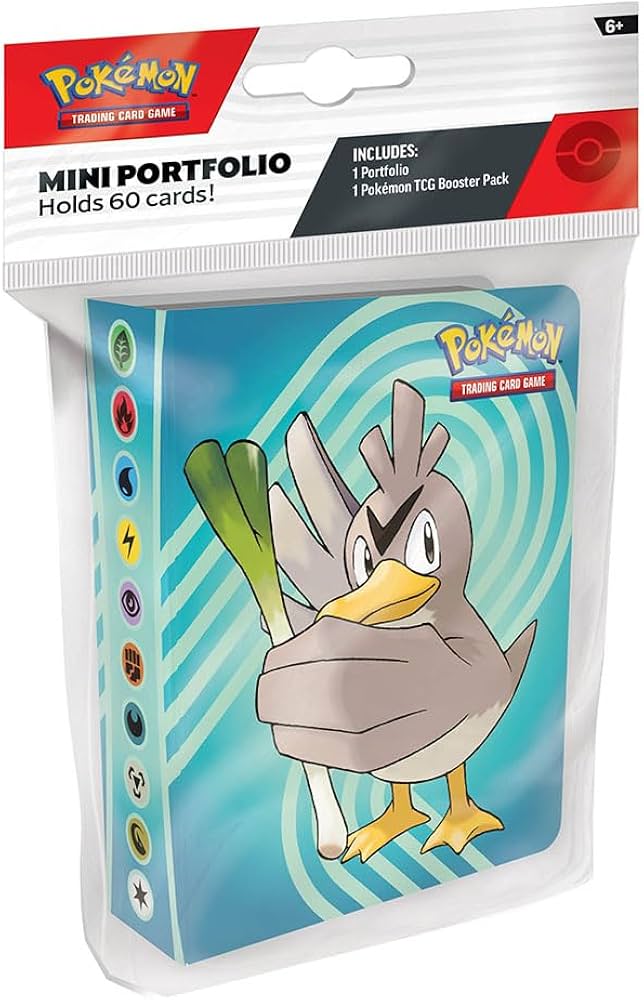 Pokemon TCG: Mini Portfolio (2025) - with Journey Together Booster Pack