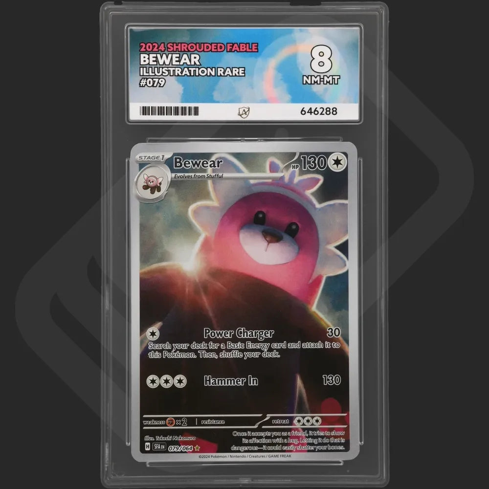 Pokemon - Shrouded Fable - Bewear - 079/064 - Ace Grading - Grade 8