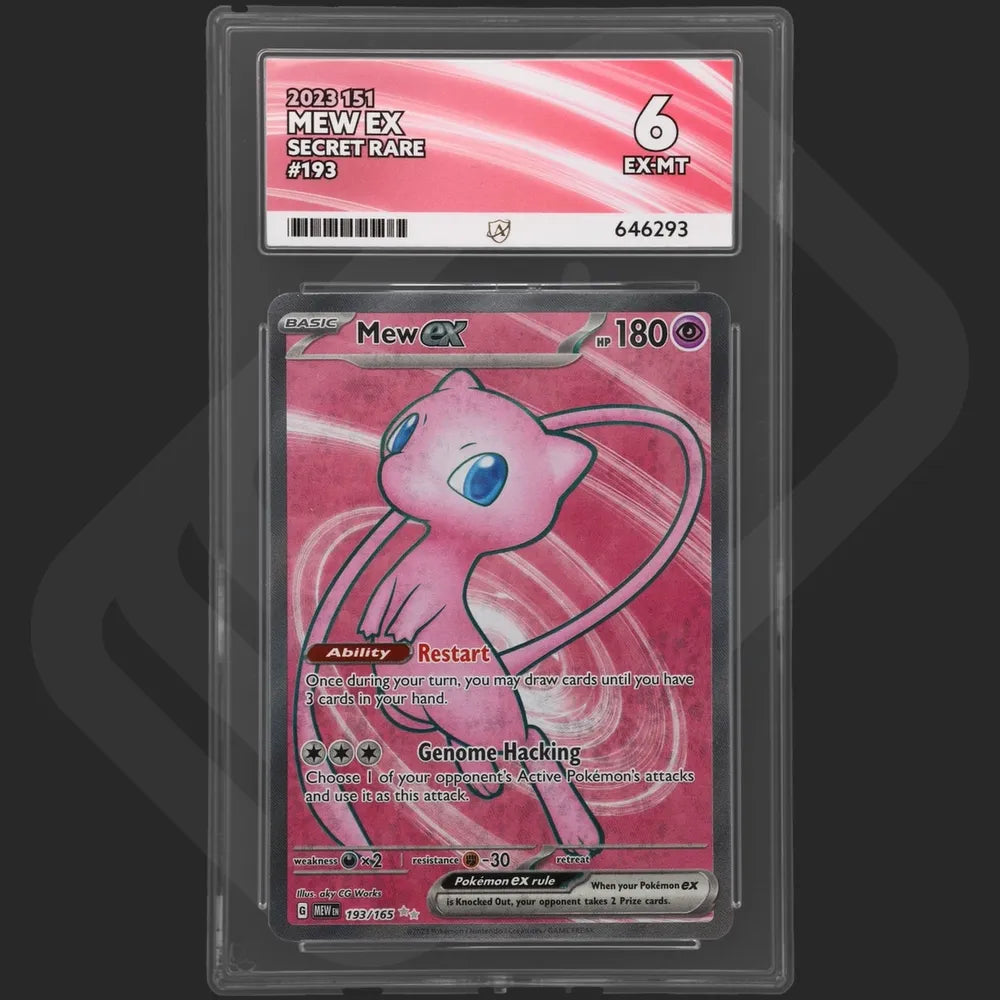 Pokemon - 151 - Mew ex - 193/165 - Ace Grading - Grade 6