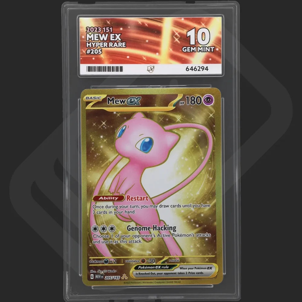 Pokemon - 151 - Mew ex - 205/165 - Ace Grading - Grade 10