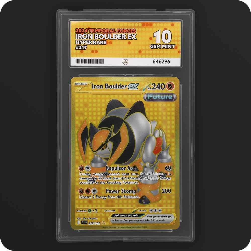 Pokemon | Temporal Forces | Iron Boulder ex | 217/162 Ace 10