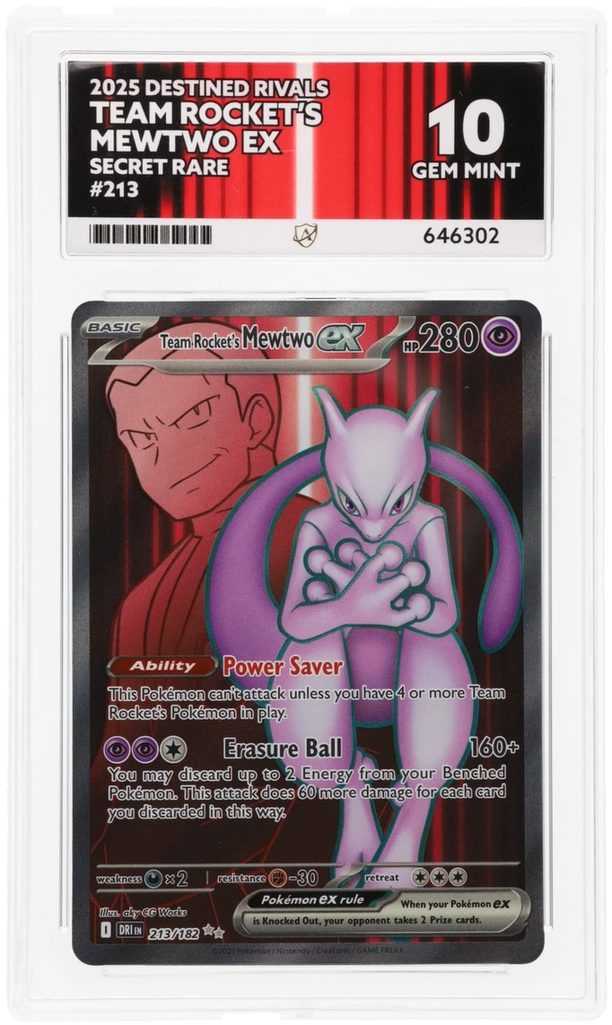 Team Rocket's Mewtwo ex - ACE 10 (Front)