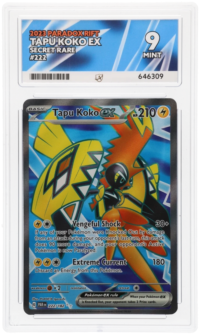 Tapu Koko ex - ACE 9 (Front)