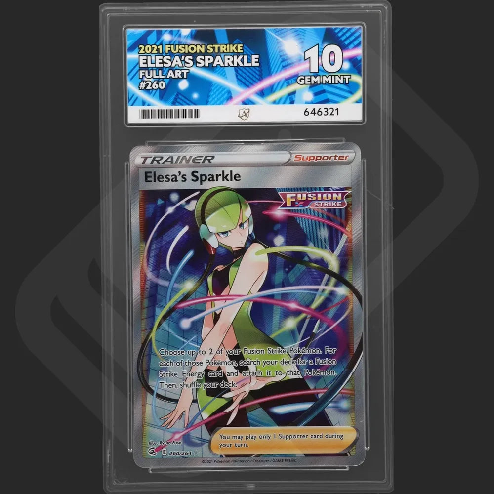 Pokemon - Fusion Strike - Elesa's Sparkle - 260/264 - Ace Grading - Grade 10