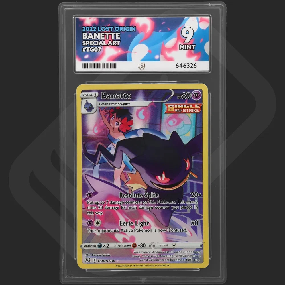 Pokemon - Lost Origin - Banette - TG07/TG30 - Ace Grading - Grade 9