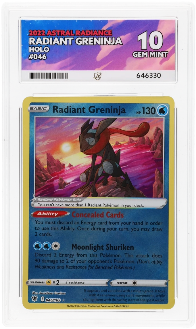 Radiant Greninja - ACE 10 (Front)