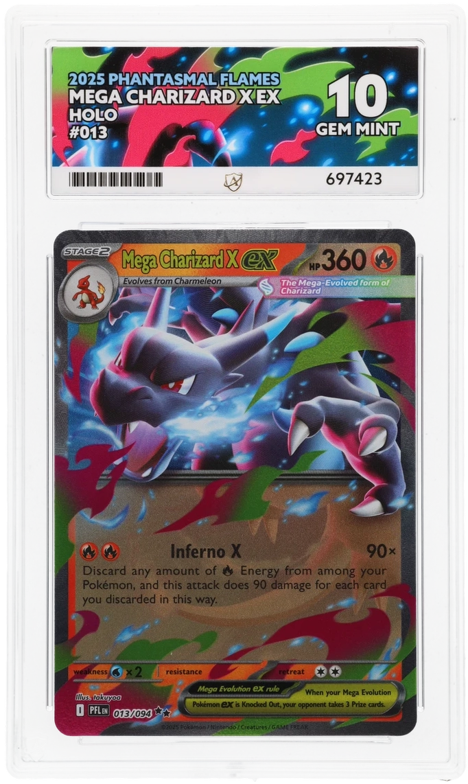 Mega Charizard X ex - ACE 10 (Front)