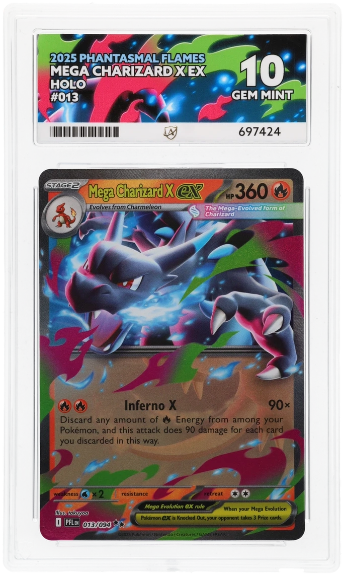 Mega Charizard X ex - ACE 10 (Front)