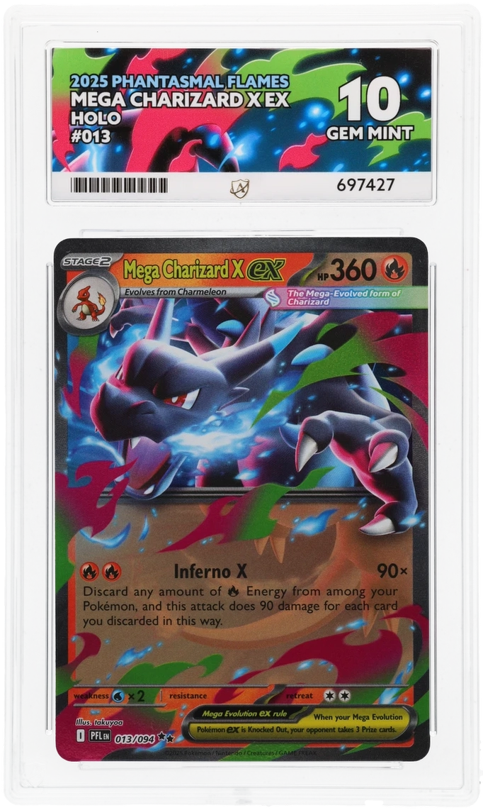 Mega Charizard X ex - ACE 10 (Front)