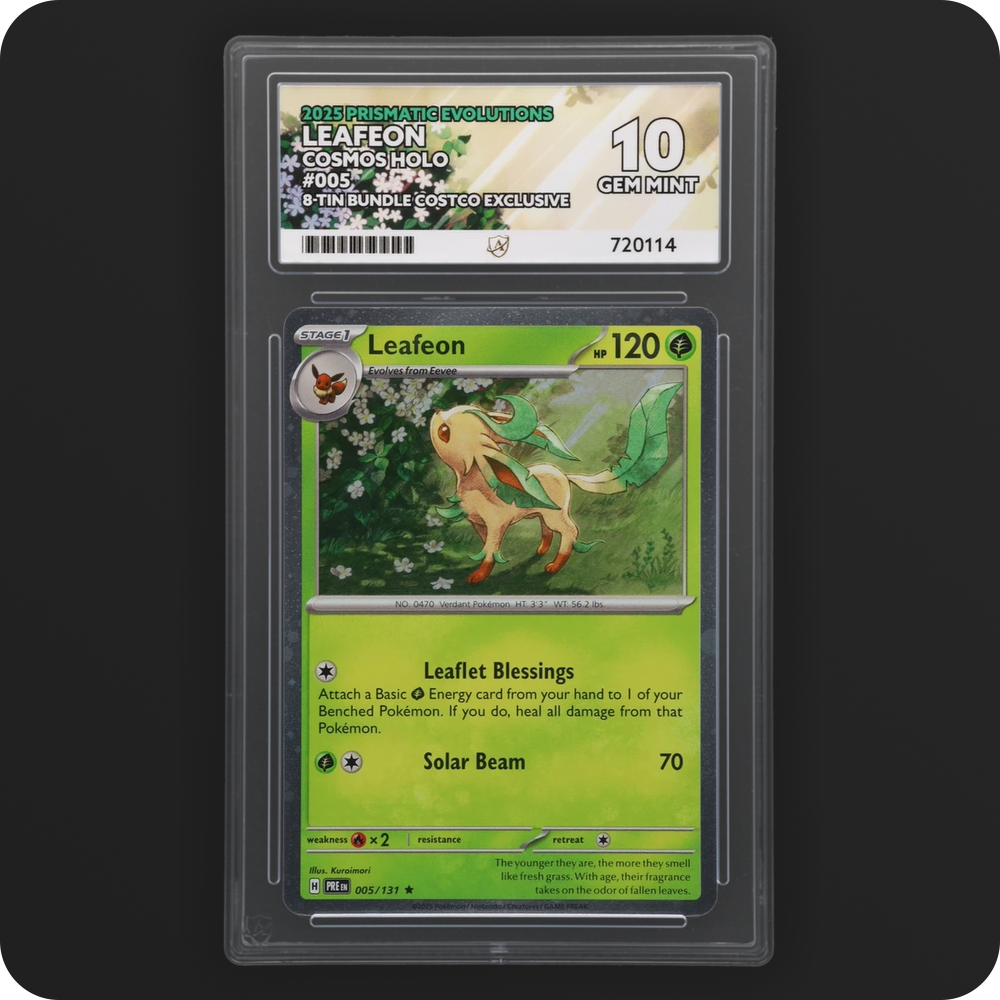 Pokemon | Prismatic Evolutions | Leafeon | 005/131 Ace 10