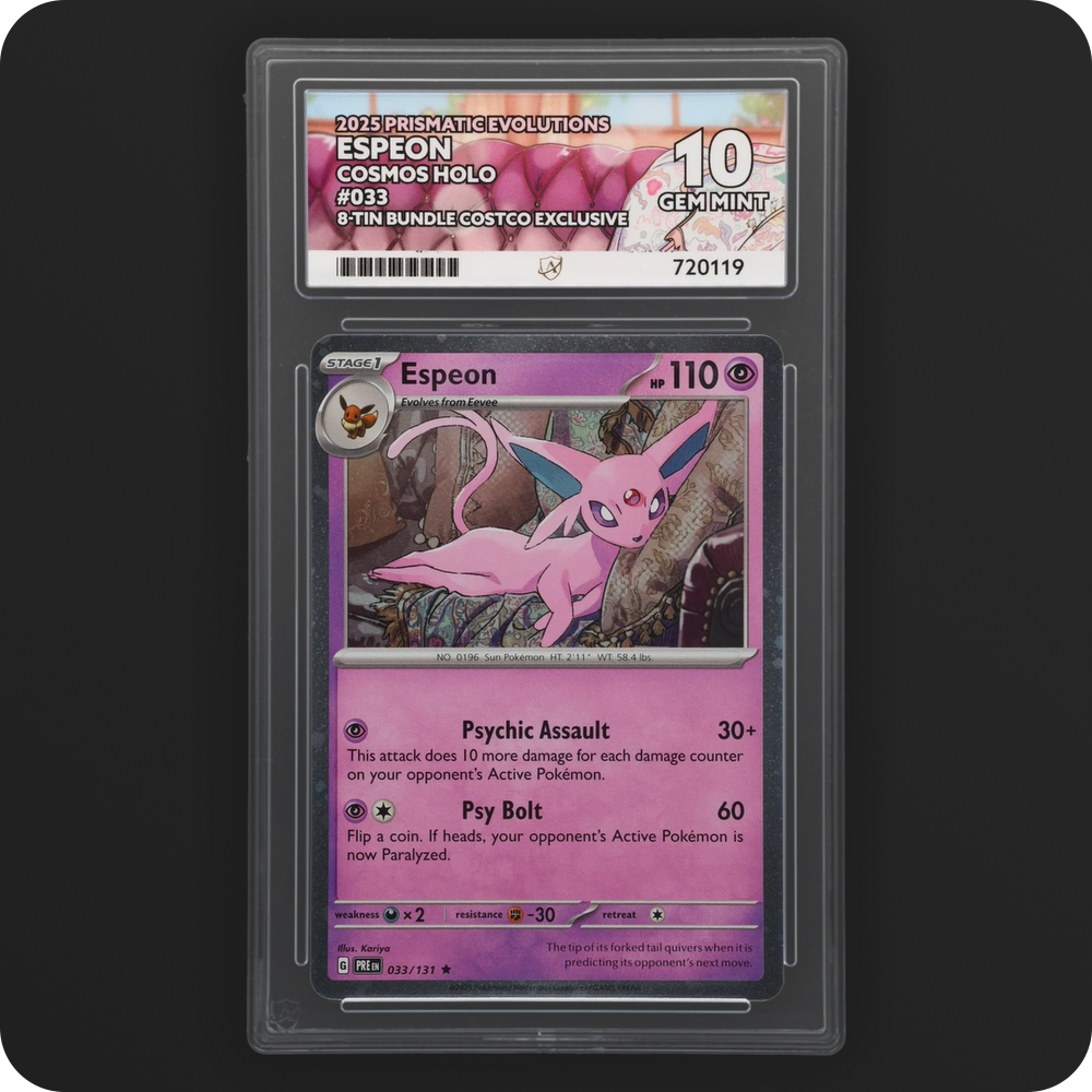 Pokemon | Prismatic Evolutions | Espeon | 033/131 Ace 10