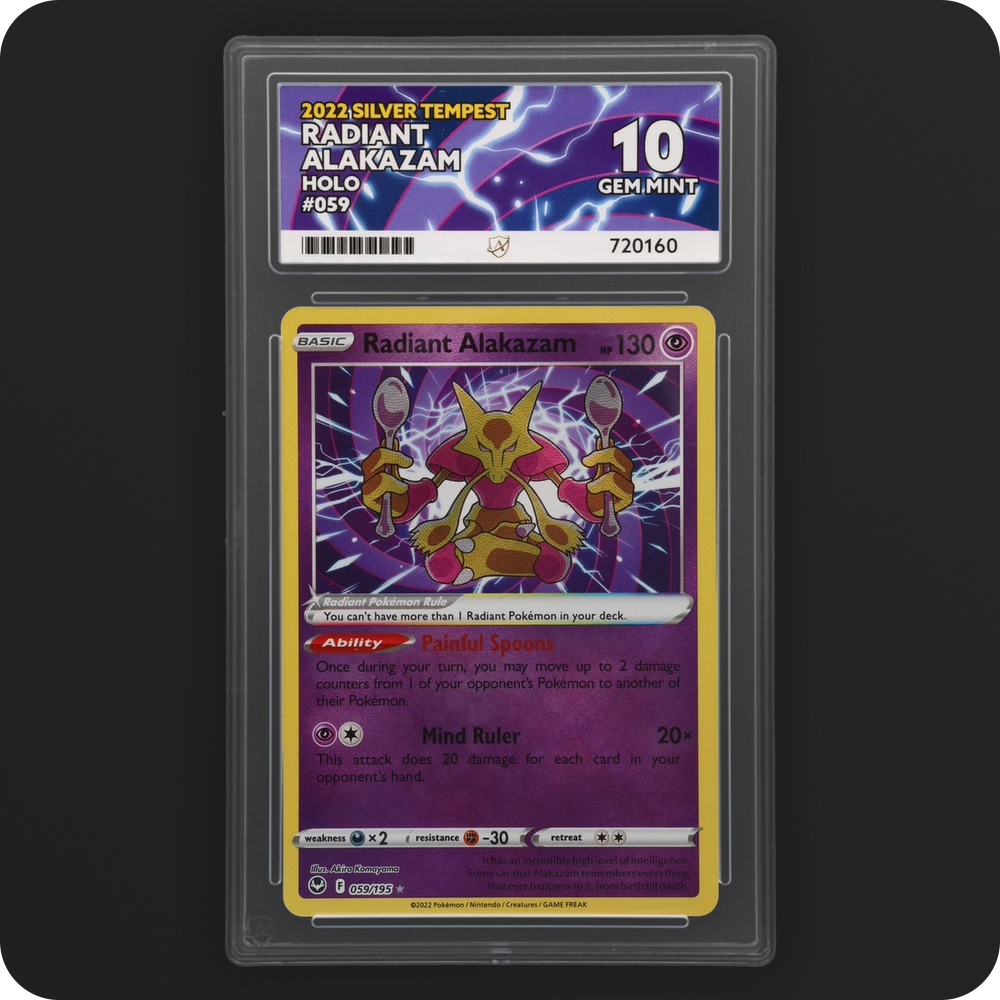 Pokemon | Silver Tempest | Radiant Alakazam | 059/195 Ace 10