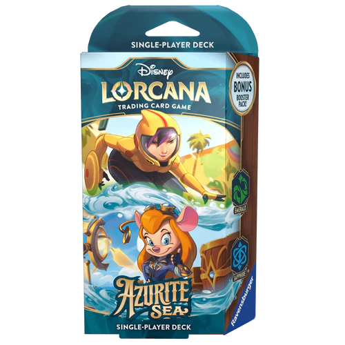 Disney Lorcana TCG: Azurite Sea - Set 6 - Starter Deck - GoGo Tomago and Gadget Hackwrench