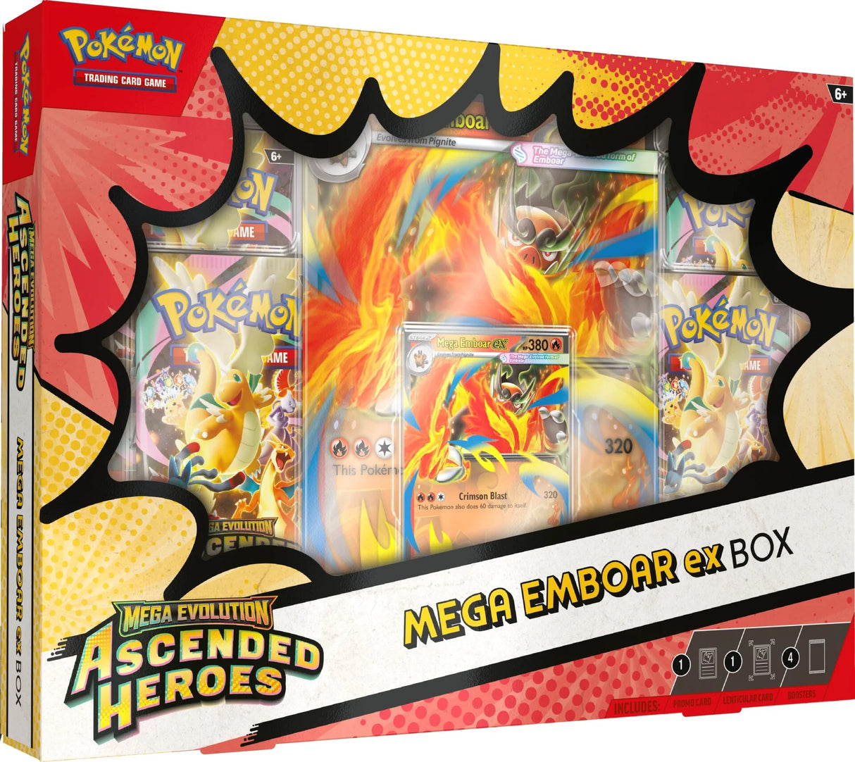 Pokemon TCG: Ascended Heroes – Mega Emboar ex Box