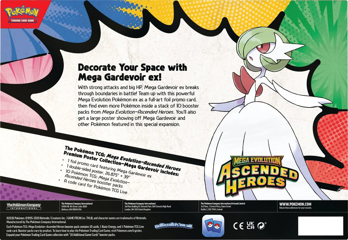 Pokemon TCG: Ascended Heroes – Premium Poster Collection - Mega Gardevoir
