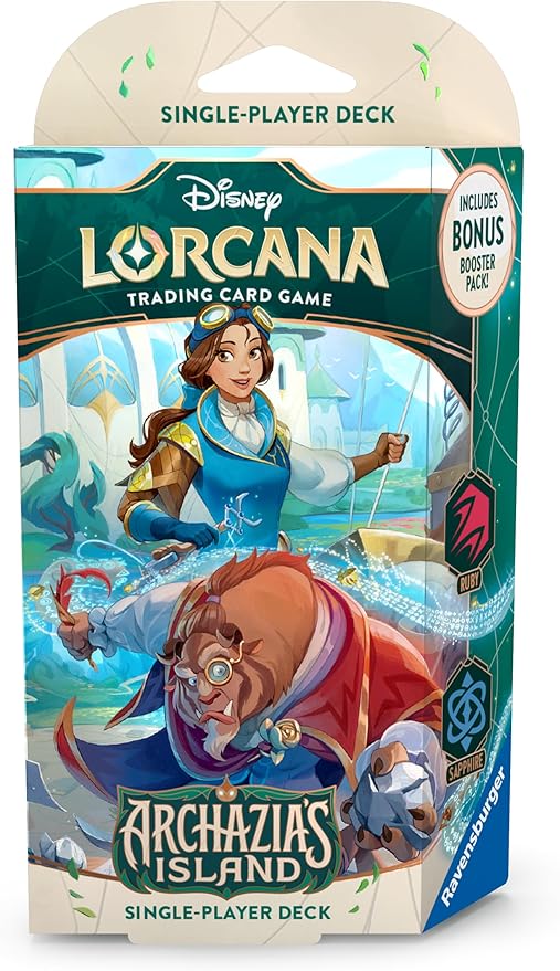 Disney Lorcana TCG: Archazia’s Island - Set 7 - Starter Deck - Belle and Beast