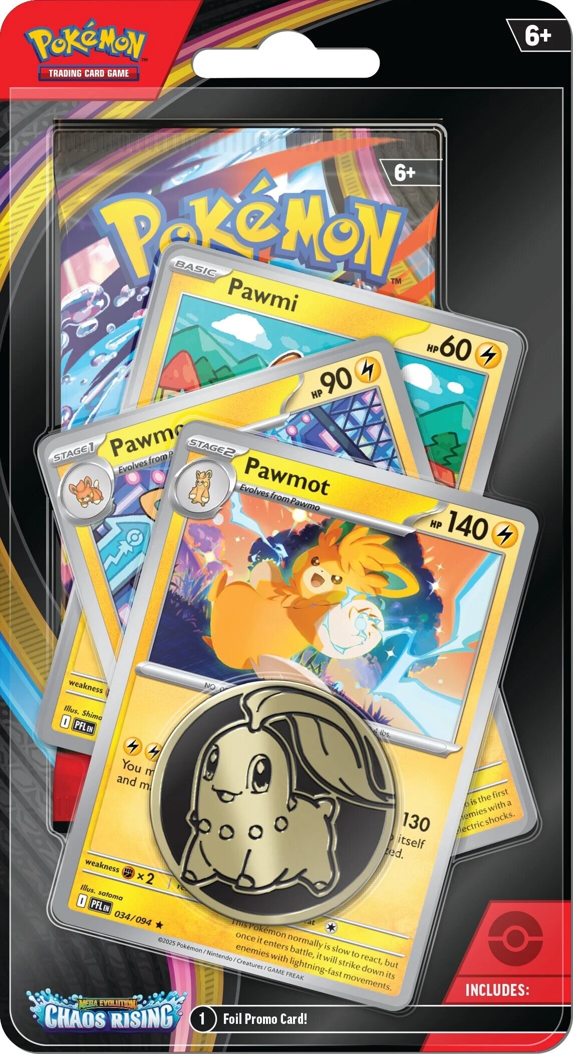 Pokemon TCG: Chaos Rising - Premium Checklane - Pawmot