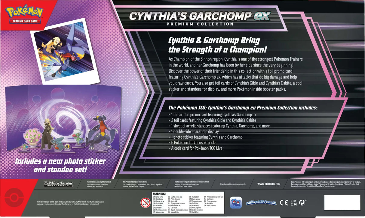 Pokemon TCG: Cynthia's Garchomp ex Premium Collection