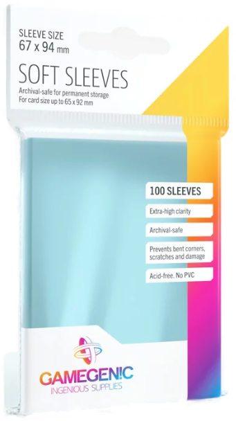 Gamegenic - Soft Sleeves - Pack of 100