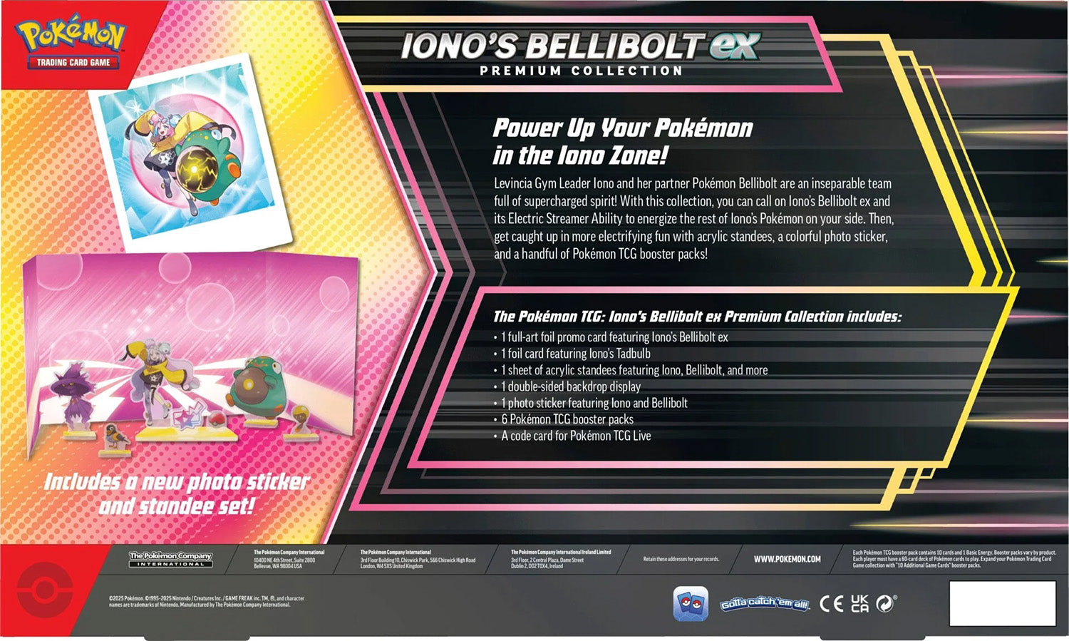 Pokemon TCG: Iono’s Bellibolt ex Premium Collection