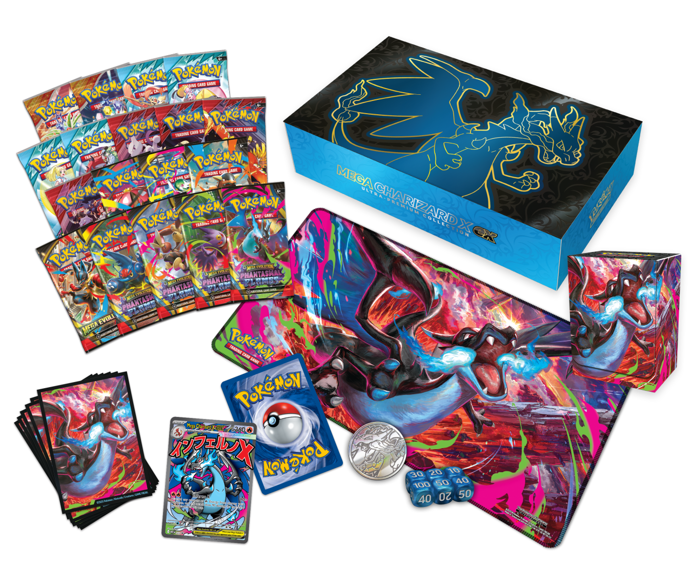 Pokémon TCG: Mega Charizard X ex Ultra Premium Collection