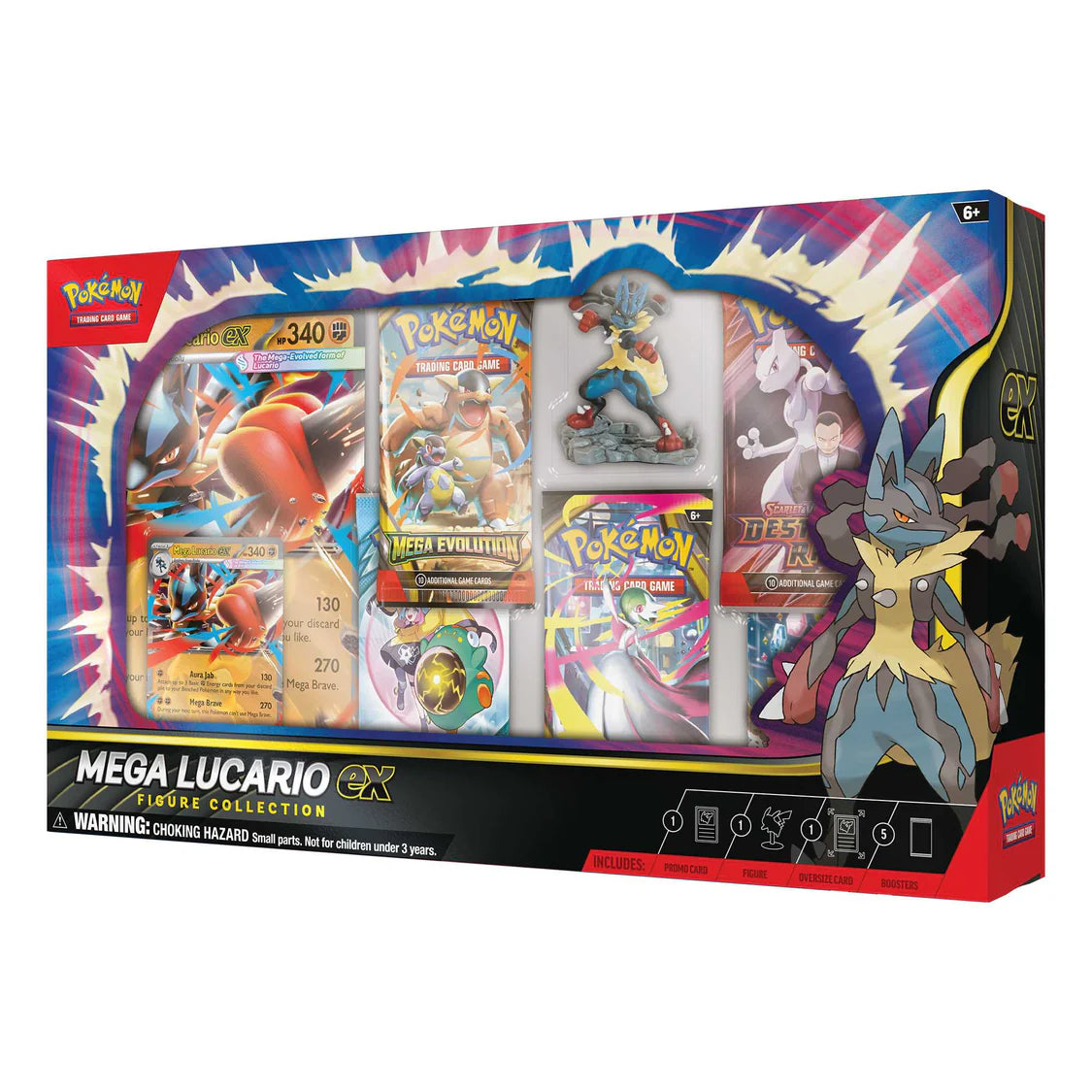 Pokemon TCG: Mega Lucario ex Figure Collection