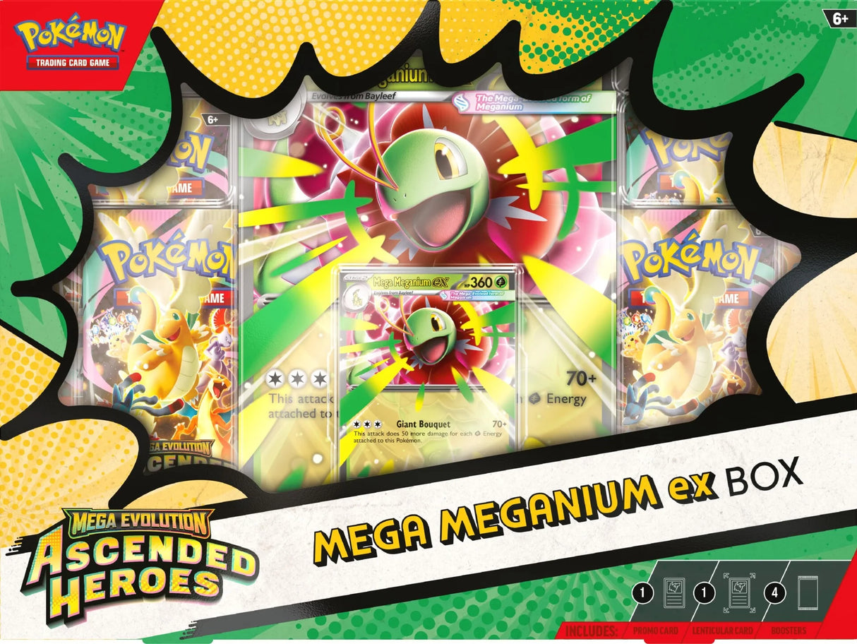 Pokemon TCG: Ascended Heroes – Mega Meganium ex Box