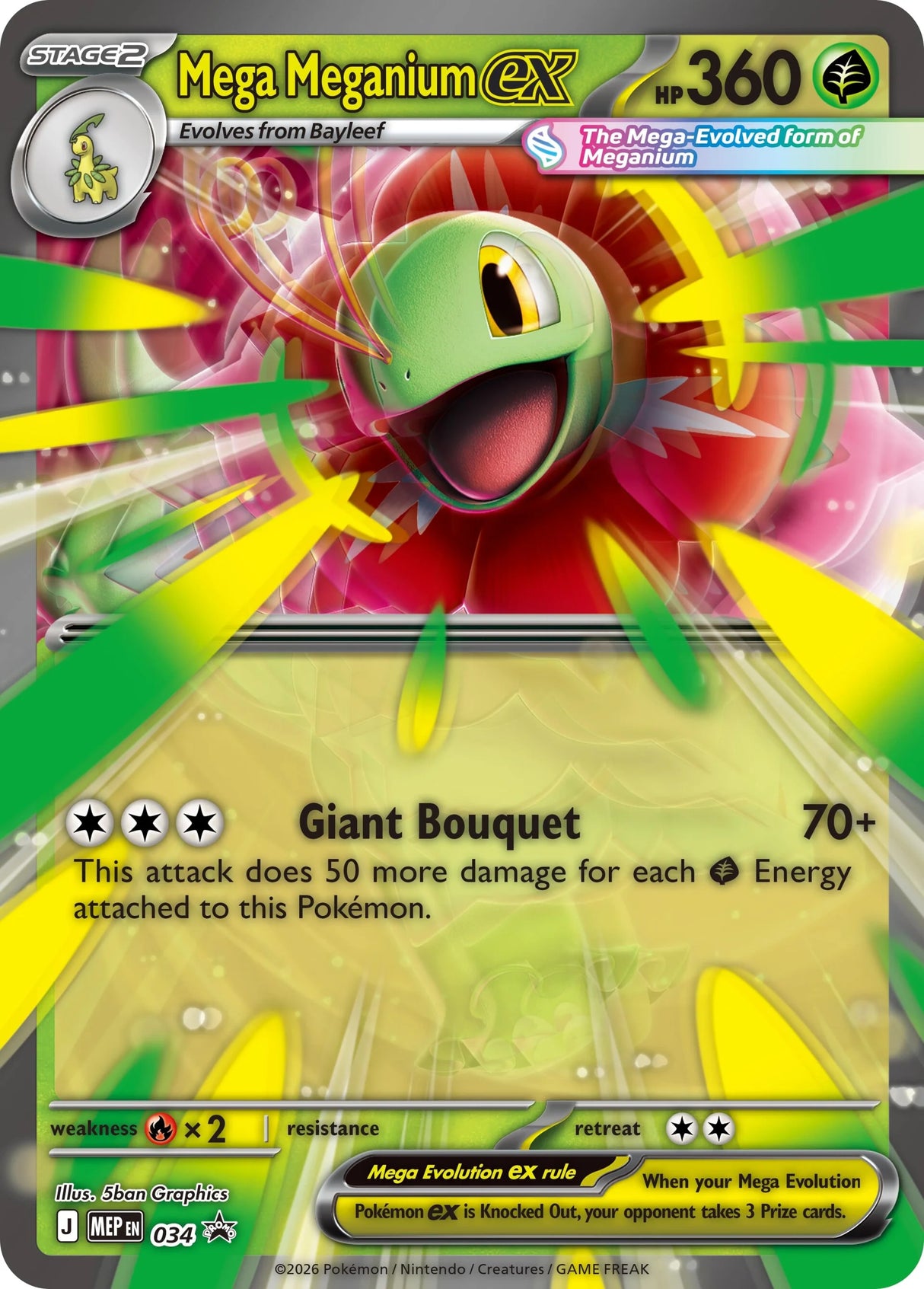 Pokemon TCG: Ascended Heroes – Mega Meganium ex Box