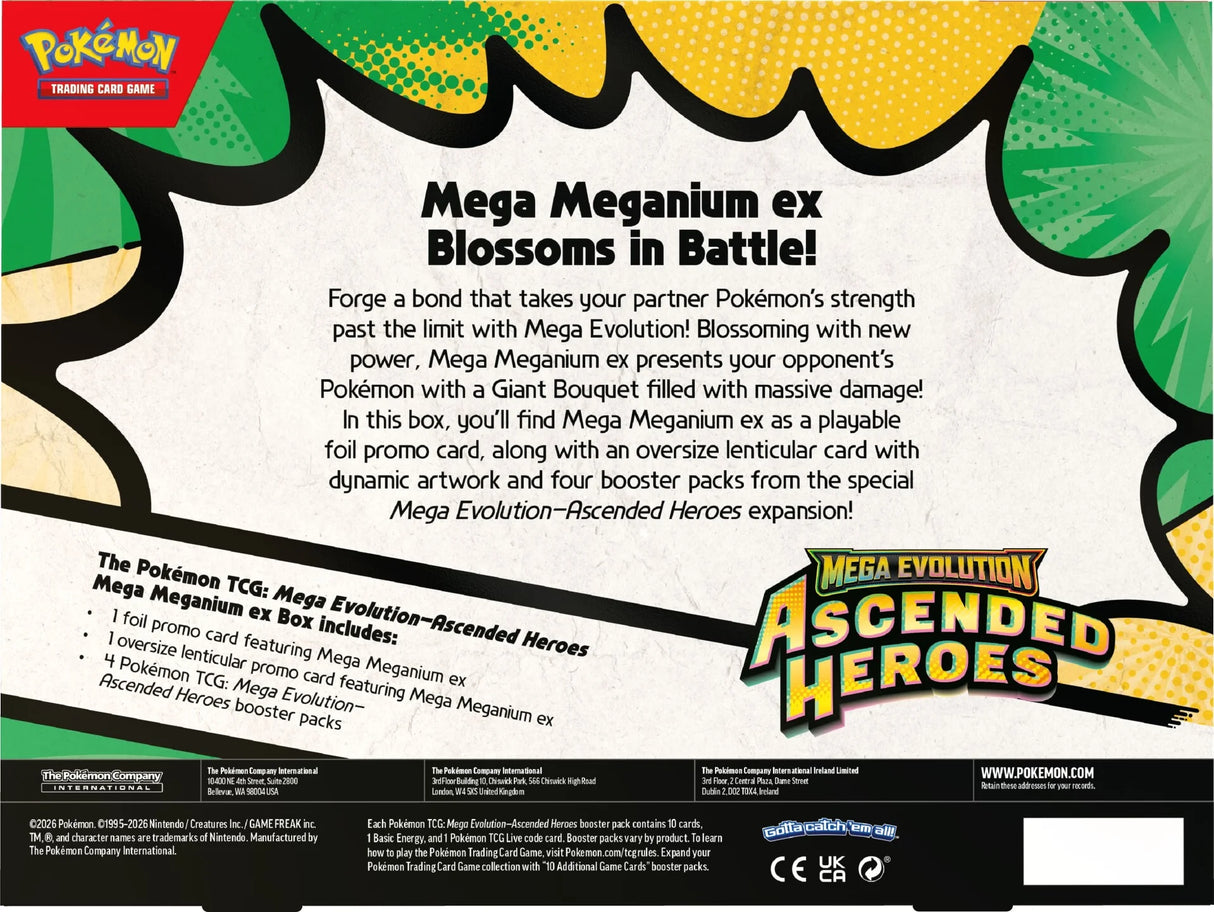 Pokemon TCG: Ascended Heroes – Mega Meganium ex Box