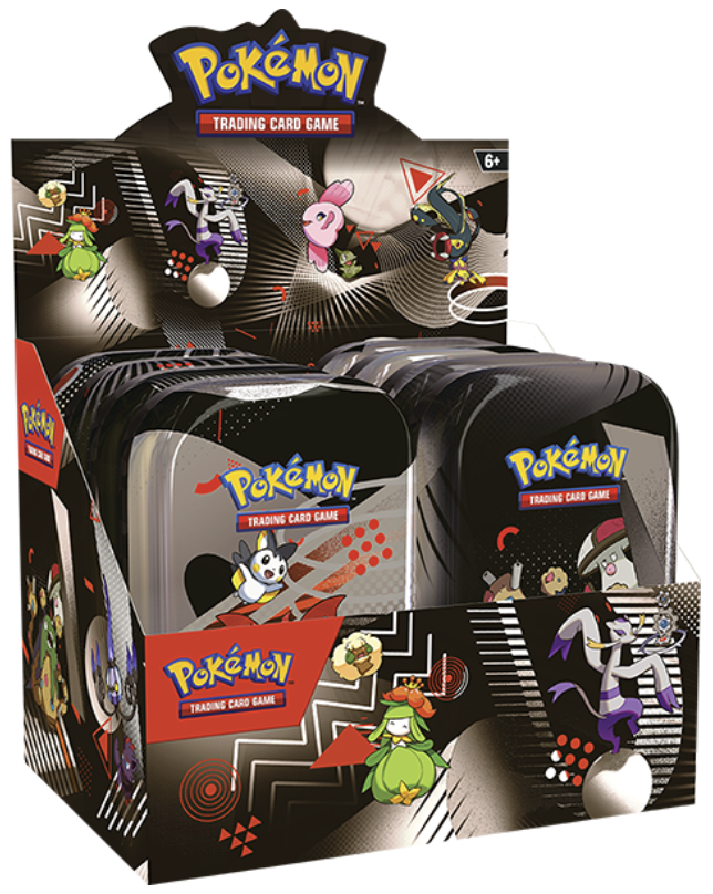 Pokemon TCG: Black Bolt & White Flare - Unova Mini Tin - Mini Tin Box - 8 Tins