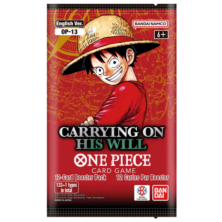 One Piece Card Game: OP-13 - Carrying On His Will - Booster Box (24 Packs)