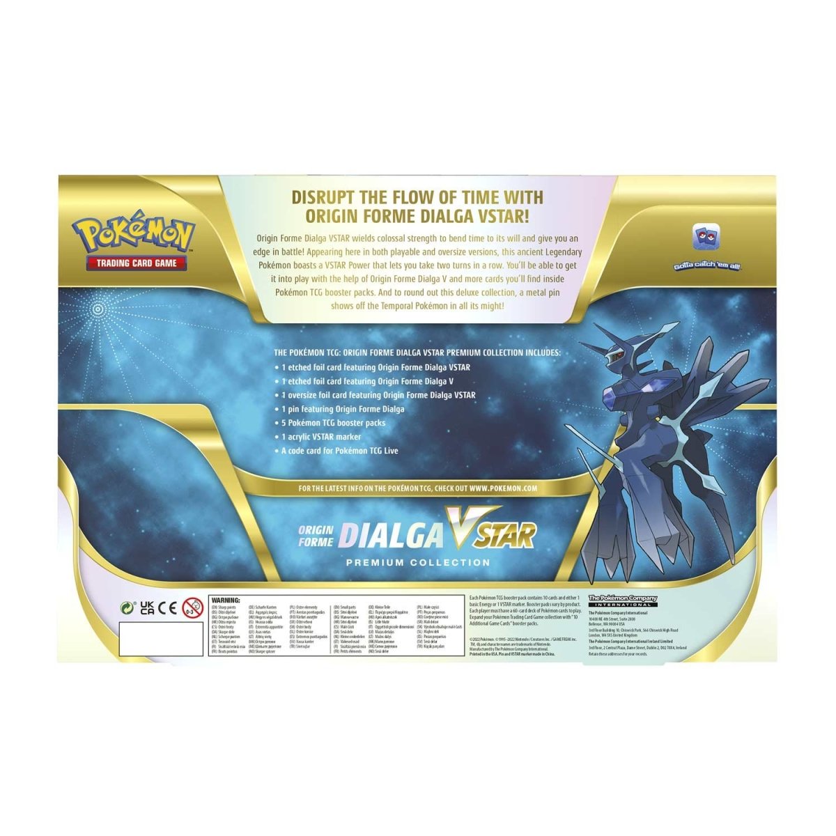 Pokemon TCG: Origin Forme Dialga VSTAR Premium Collection