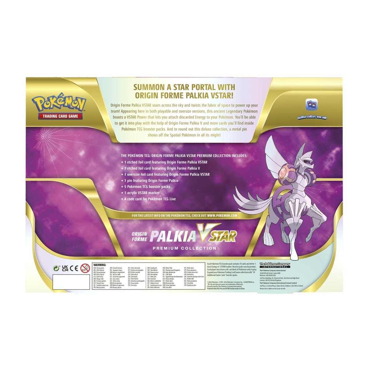 Pokemon TCG: Origin Forme Palkia VSTAR Premium Collection