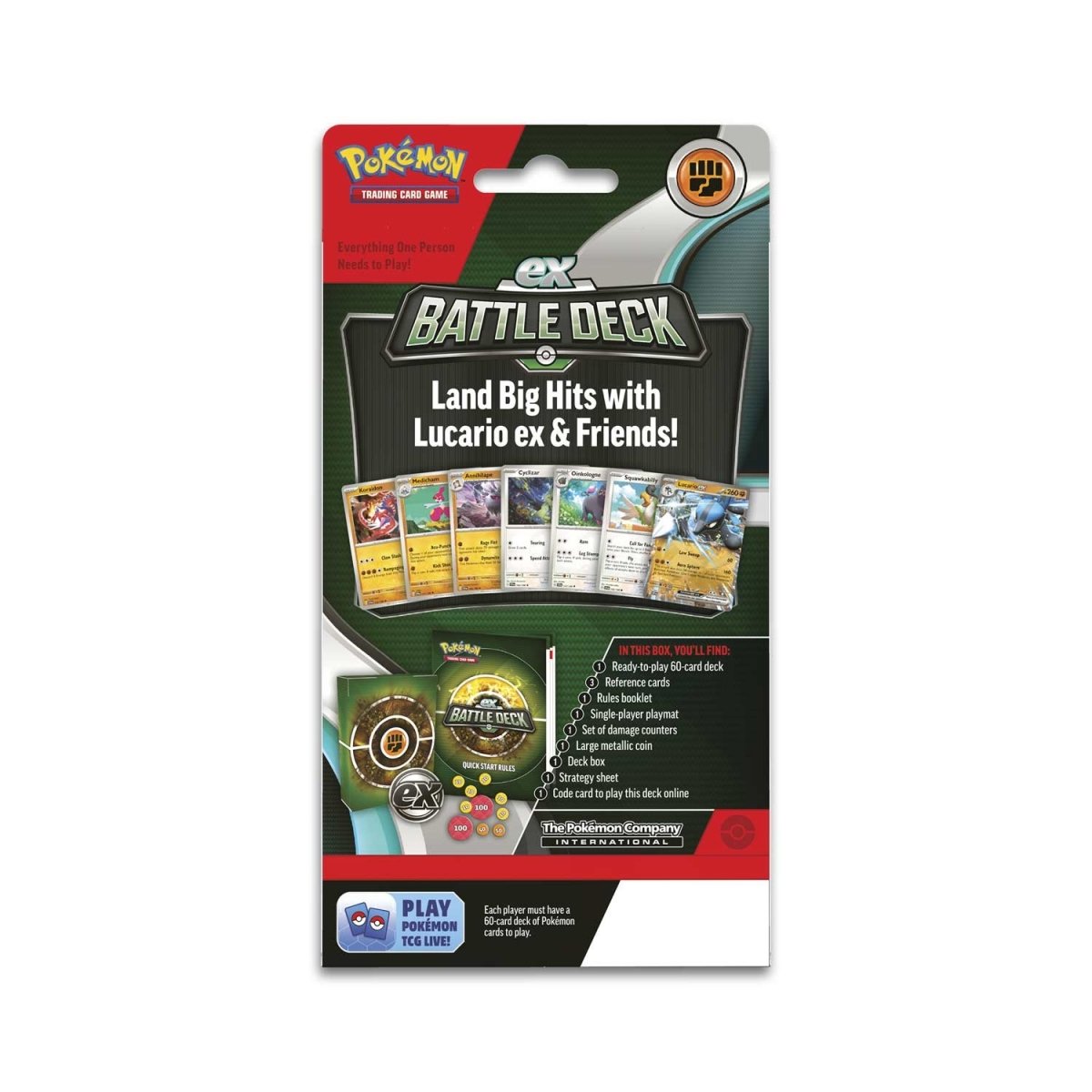 Pokemon TCG: Lucario ex Battle Deck