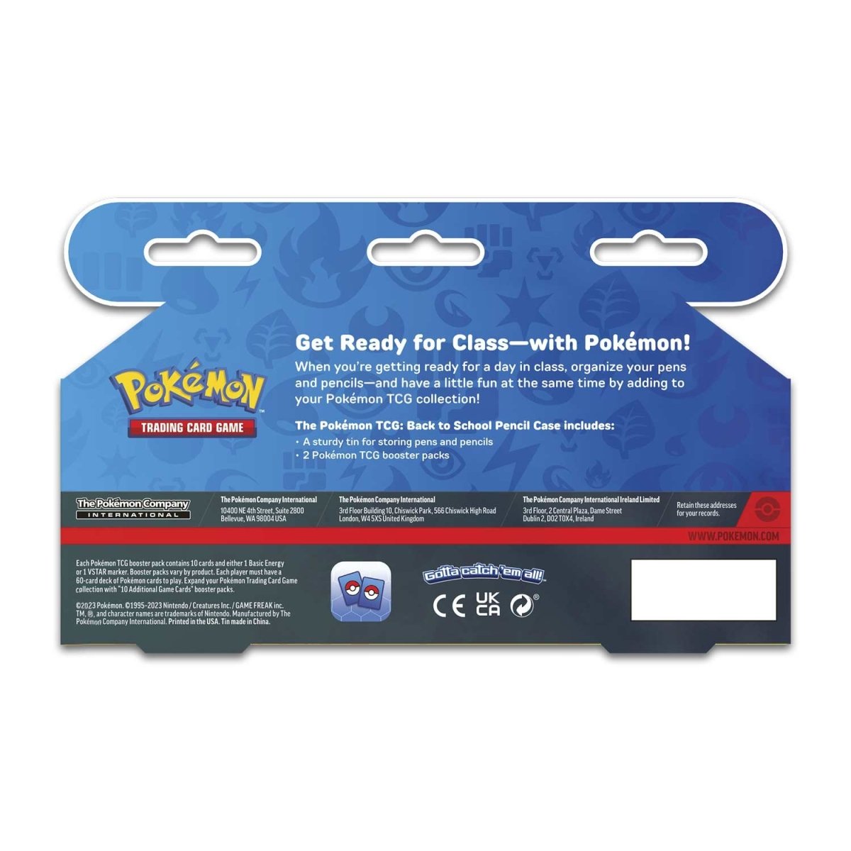 Pokemon TCG: Back to School Pencil Tin (2023)