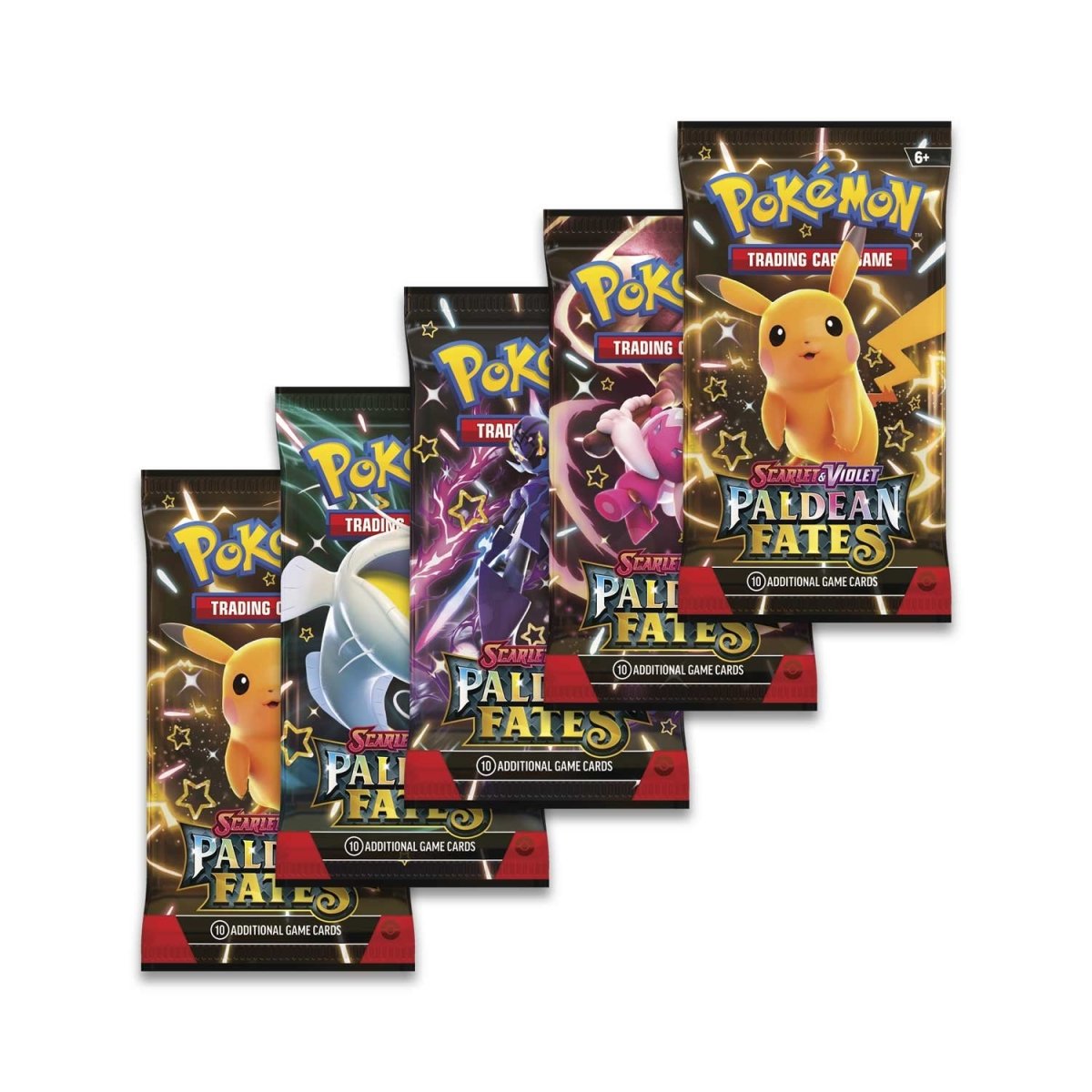 Pokemon TCG: Paldean Fates - 5-Booster Tin - Shiny Iron Treads