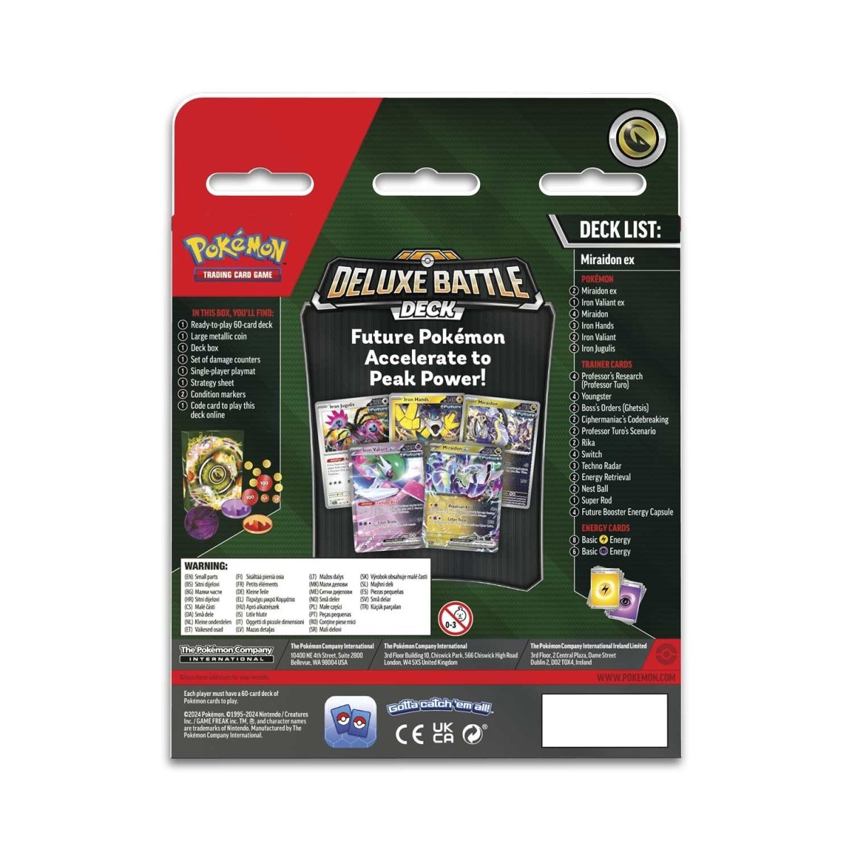 Pokemon TCG: Miraidon ex Deluxe Battle Deck