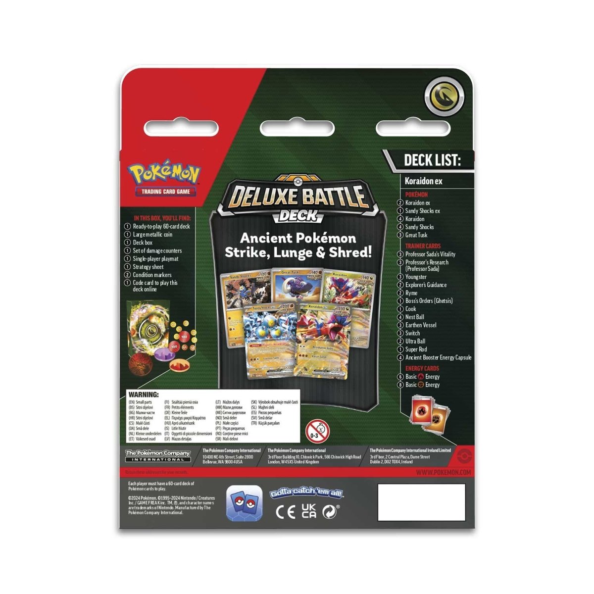 Pokemon TCG: Koraidon ex Deluxe Battle Deck