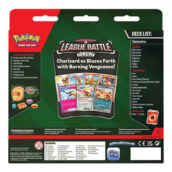 Pokemon TCG: Charizard ex League Battle Deck