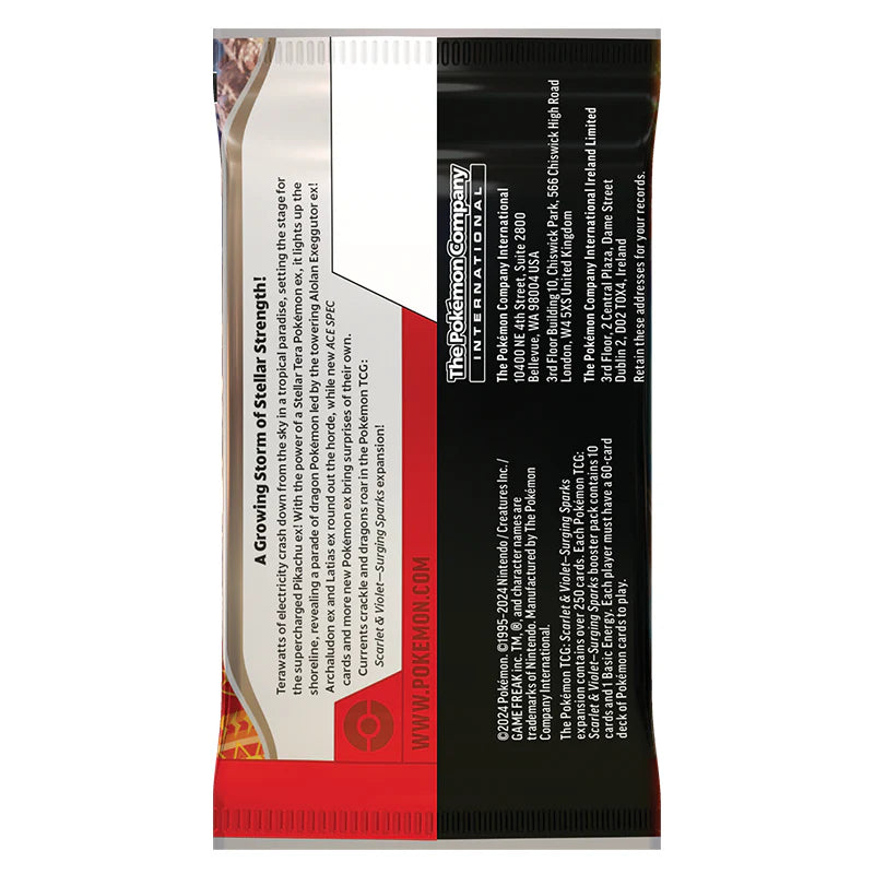 Pokemon TCG: Surging Sparks - Booster Pack