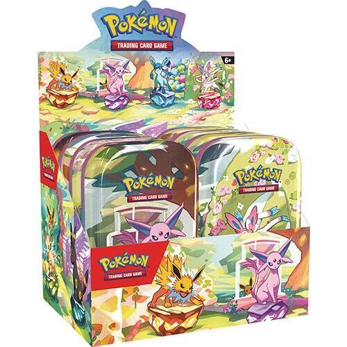 Pokemon TCG: Prismatic Evolutions - Mini Tin Box - 8 Tins