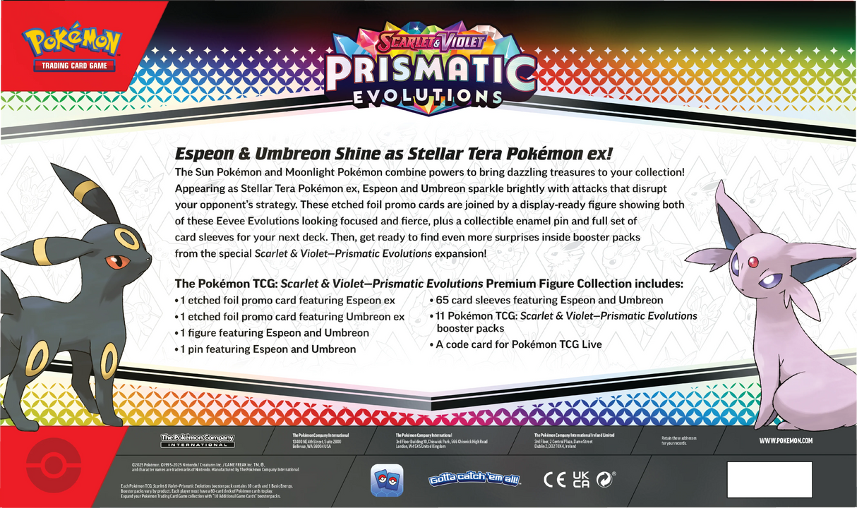 Pokemon TCG: Prismatic Evolutions - Premium Figure Collection